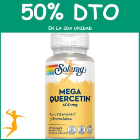 MEGA QUERCITIN 600Mg. 30 CÁPSULAS SOLARAY Segunda unidad al 50%