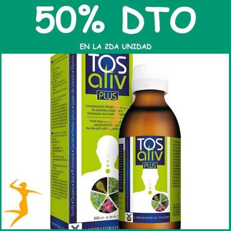 TOSALIV PLUS JARABE 200ML TEGOR OFERTA 2 UD