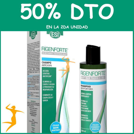RIGENFORTE CHAMPÚ ANTICASPA 250ML ESI OFERTA 2 UD