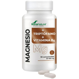 MAGNESIO + TRIPTOFANO + VITAMINA B6 90 COMPRIMIDOS SORIA NATURAL
