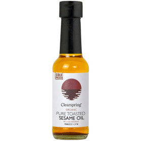 ACEITE DE SÉSAMO TOSTADO PURO ORGÁNICO 150ML CLEARSPRING