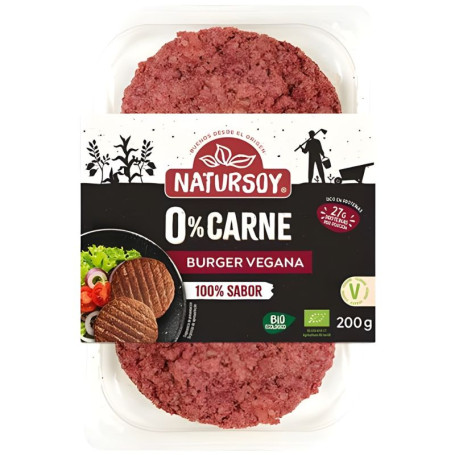 BURGER VEGANA 200G NATURSOY