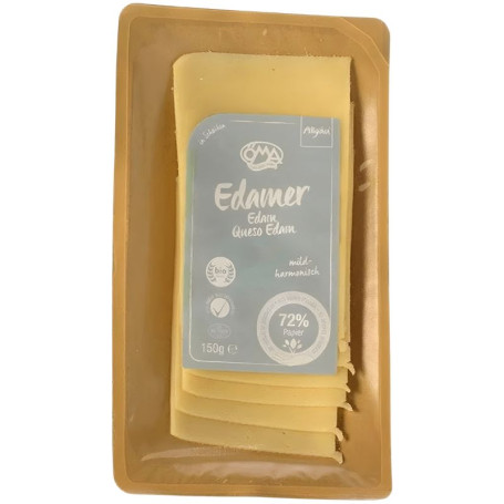 QUESO EDAM EN LONCHAS BIO 150G OMA BEER