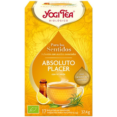 PARA LOS SENTIDOS ABSOLUTO PLACER 17 FILTROS YOGI TEA