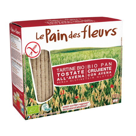PAN DE FLORES AVENA S/GLUTEN BIO 150Gr. LES PAIN DES FLEURS