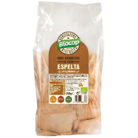MINI CRACKERS DE TRIGO ESPELTA 250G BIOCOP