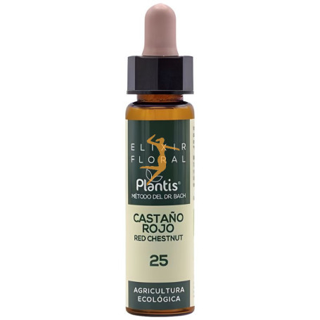 ELIXIR FLORAL 25 CASTAÑO ROJO 10ML PLANTIS