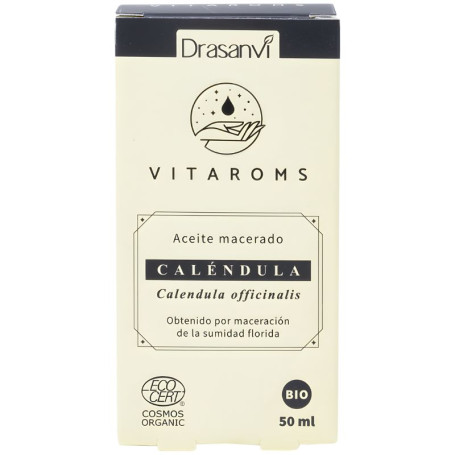 ACEITE VEGETAL MACERADO DE CALÉNDULA VITAROMS 50ML DRASANVI