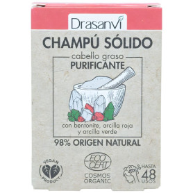 CHAMPÚ SÓLIDO CABELLO GRASO COSMOS ORGANIC BIO 80G DRASANVI