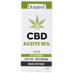ACEITE DE CBD BROAD SPECTRUM 10% 10ML DRASANVI