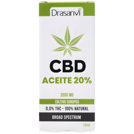 ACEITE DE CBD BROAD SPECTRUM 20% 10ML DRASANVI