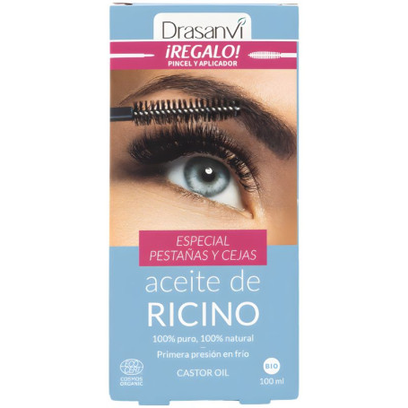ACEITE DE RICINO BIO PESTAÑAS Y CEJAS 100ML DRASANVI