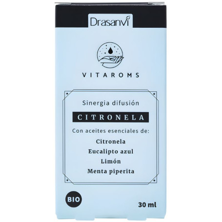 SINERGIA DIFUSIÓN CITRONELA BIO 30ML VITAROMS DRASANVI