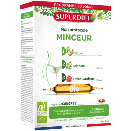 PROTOCOLO DE ADELGAZAMIENTO BIO 3 FASES 30 X 10Ml SUPERDIET