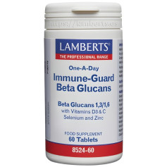 IMMUNE-GUARD BETA GLUCANS 60 TABLETAS LAMBERTS