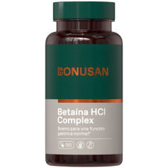 BETAÍNA HCL COMPLEX 120 CÁPSULAS BONUSAN
