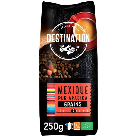 CAFE EN GRANO MEXICO BIO 250Gr DESTINATION