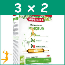 Pack 3x2 PROTOCOLO DE ADELGAZAMIENTO BIO 3 FASES 30 X 10Ml SUPERDIET