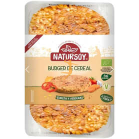 HAMBURGUESA DE ESPELTA Y VERDURAS 200Gr. NATURSOY