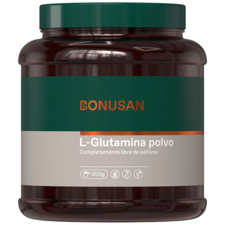 L-GLUTAMINA EN POLVO 500G BONUSAN