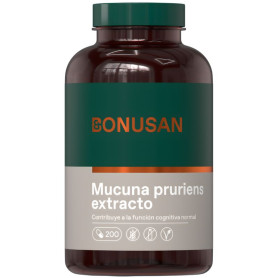 MUCUNA PRURIENS EXTRACTO 200 CÁPSULAS BONUSAN