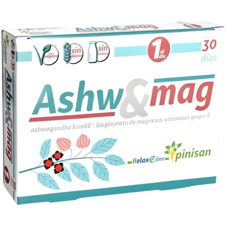 ASHW&MAG 30 CAPSULAS PINISAN
