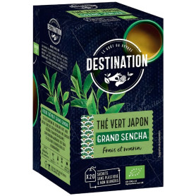 TE VERDE GRAND SENCHA JAPON ECOLOGICO 20 BOLSAS DESTINATION