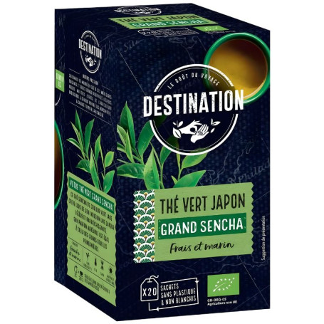 TE VERDE GRAND SENCHA JAPON ECOLOGICO 20 BOLSAS DESTINATION