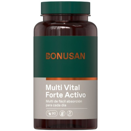 MULTI VITAL FORTE ACTIVO 90 CÁPSULAS BONUSAN