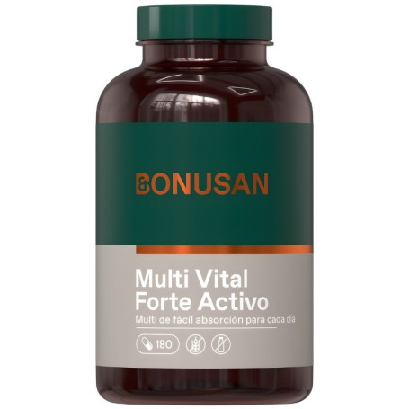 MULTI VITAL FORTE ACTIVO 180 CÁPSULAS BONUSAN