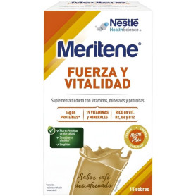 BATIDO FUERZA Y VITALIDAD CAFÉ DESCAFEINADO 150G MERITENE