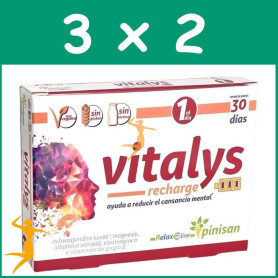 Pack 3x2 VITALYS RECHARGE 30 CÁPSULAS PINISAN