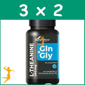Pack 3x2 L-THEANINA COMPLEX 60 COMPRIMIDOS SORIA NATURAL