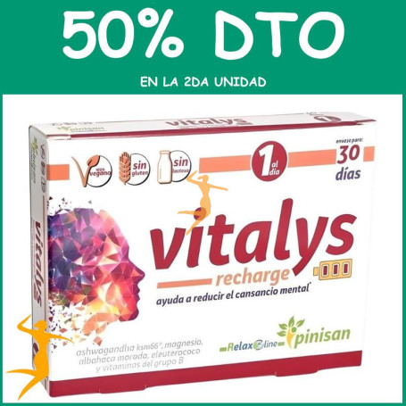 VITALYS RECHARGE 30 CÁPSULAS PINISAN OFERTA 2 UD