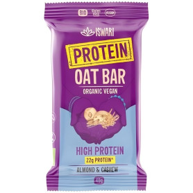 BARRITA PROTEIN ALMENDRA Y ANACARDO 40G ISWARI