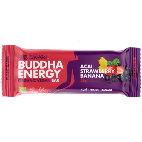 BUDDHA ENERGY AÇAÍ, FRESA Y PLÁTANO 35G ISWARI
