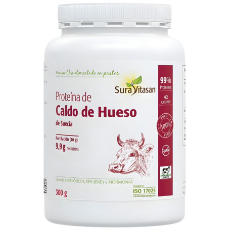 PROTEÍNA DE CALDO DE HUESO 300G SURA VITASAN