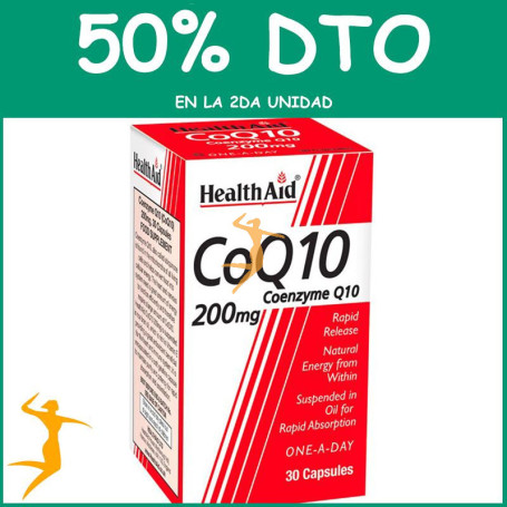 CO Q10 20Mg. LIBERACIÓN PROLONGADA HEALTH AID OFERTA 2 UD