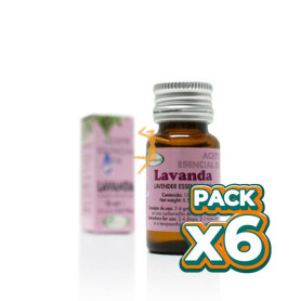 Pack 6x ESENCIA DE LAVANDA 15cc SORIA NATURAL