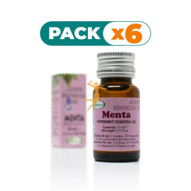 Pack 6x ESENCIA DE MENTA 15cc SORIA NATURAL