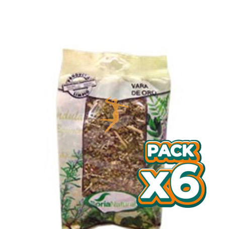 Pack 6x VARA DE ORO BOLSA SORIA NATURAL