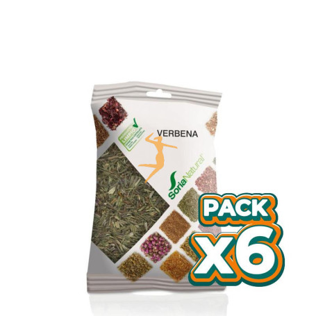 Pack 6x VERBENA BOLSA SORIA NATURAL