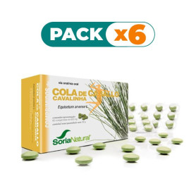 Pack 6x COLA DE CABALLO COMPRIMIDOS SORIA NATURAL