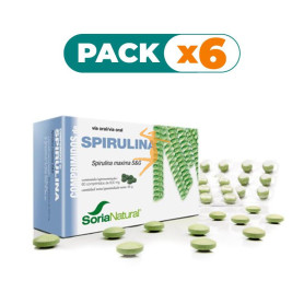 Pack 6x SPIRULINA COMPRIMIDOS SORIA NATURAL
