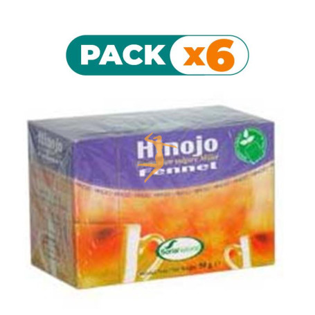 Pack 6x INFUSIONES HINOJO SORIA NATURAL