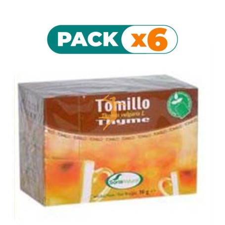 Pack 6x INFUSIONES TOMILLO SORIA NATURAL