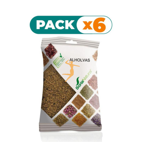 Pack 6x ALHOLVAS BOLSA 150Gr. SORIA NATURAL