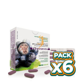 Pack 6x RESVERASOR PLUS 28 COMPRIMIDOS SORIA NATURAL