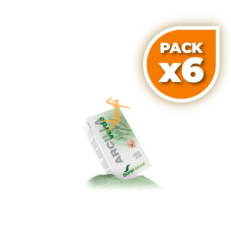 Pack 6x ARCILLA VERDE 250Gr. SORIA NATURAL