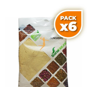 Pack 6x JENGIBRE BOLSA SORIA NATURAL